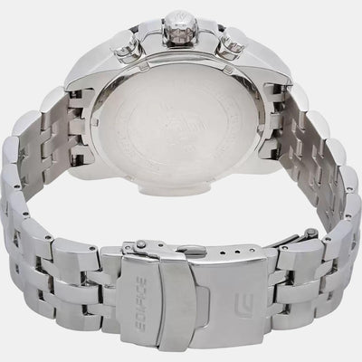 Edifice Men Quartz Black Dial Chronograph Stainless Steel Watch ED436