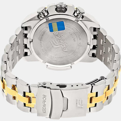 Edifice Men Quartz Gold Dial Chronograph Stainless Steel Watch ED439