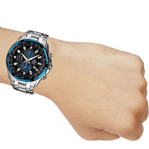 Casio Edifice Standard Chronograph Black Dial Men 48.5mm ED462 EF-539D-1A2V