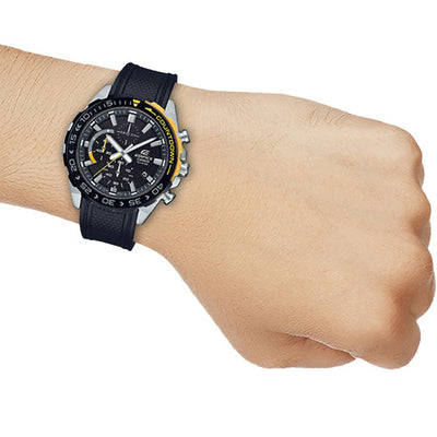 Casio Edifice Standard Chronograph Black Dial Men 43.2mm ED480 EFR-566PB-1AV