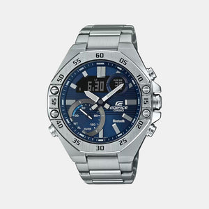 Edifice Men Quartz Blue Dial Chronograph Stainless Steel Watch ED492