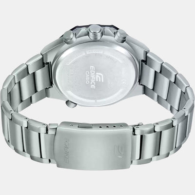 Edifice Men Quartz Black Dial Analog-Digital Stainless Steel Watch ED493