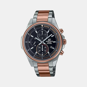 Edifice Men Quartz Black Dial Chronograph Stainless Steel Watch ED508