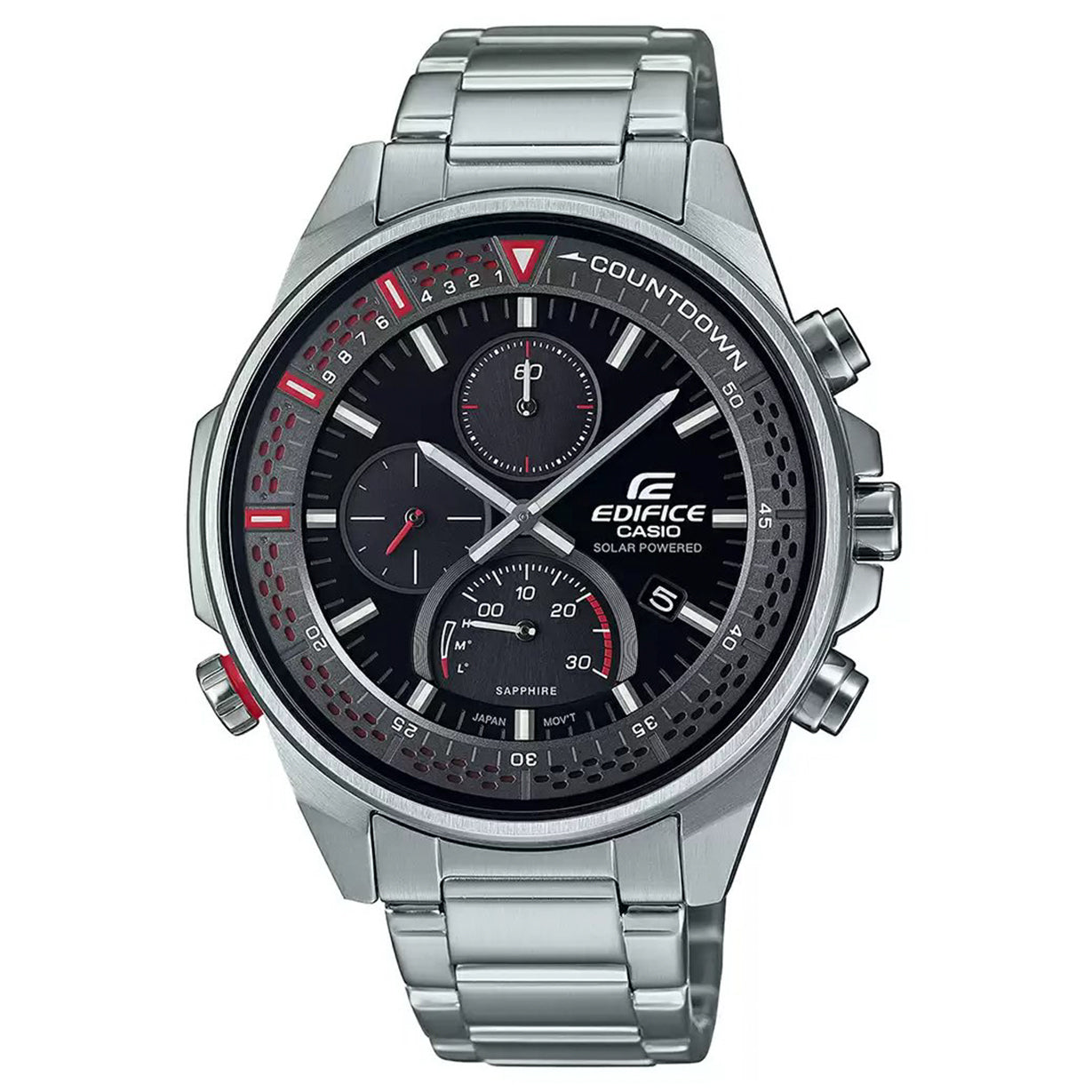 Casio Edifice  Black Dial Men 45.3mm