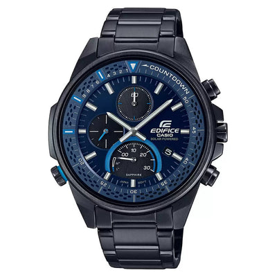 Casio Edifice  Blue Dial Men 45.3mm