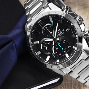 Casio Edifice Standard Chronograph Black Dial Men 47.1mm ED512 EFR-571D-1AV