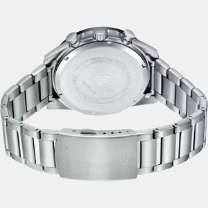 Edifice Men Quartz Black Dial Chronograph Stainless Steel Watch ED513