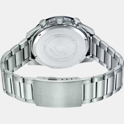 Edifice Men Quartz Black Dial Chronograph Stainless Steel Watch ED513