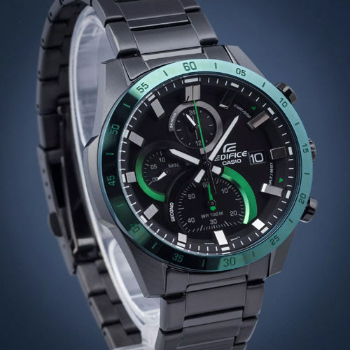 Casio Edifice Standard Chronograph Black Dial Men 47.1mm ED514 EFR-571DC-1AV
