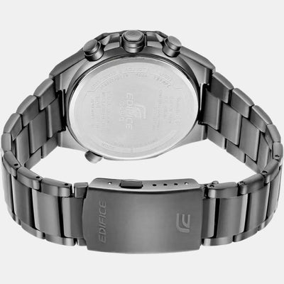 Edifice Men Quartz Black Dial Analog-Digital Stainless Steel Watch ED525
