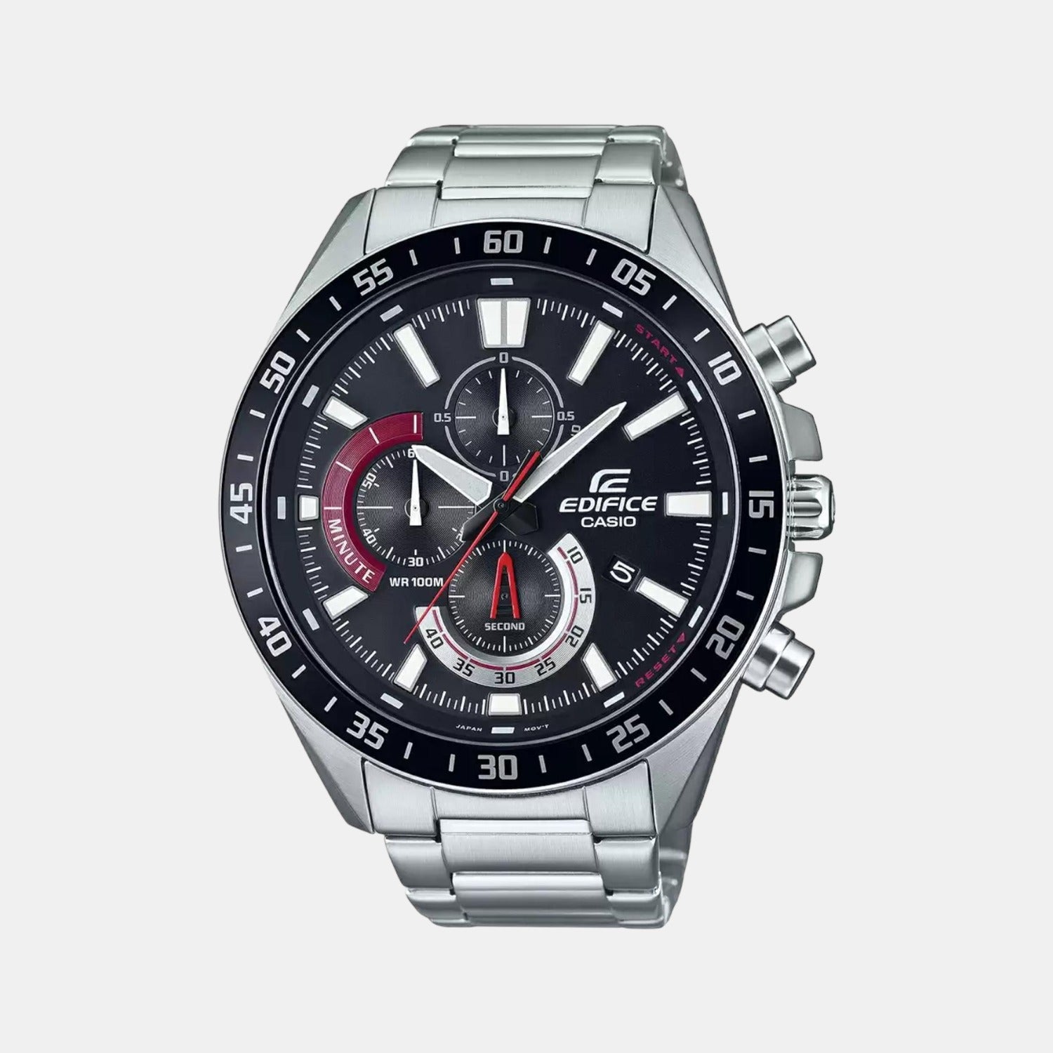 Edifice Men Quartz Blue Dial Chronograph Stainless Steel Watch ED532
