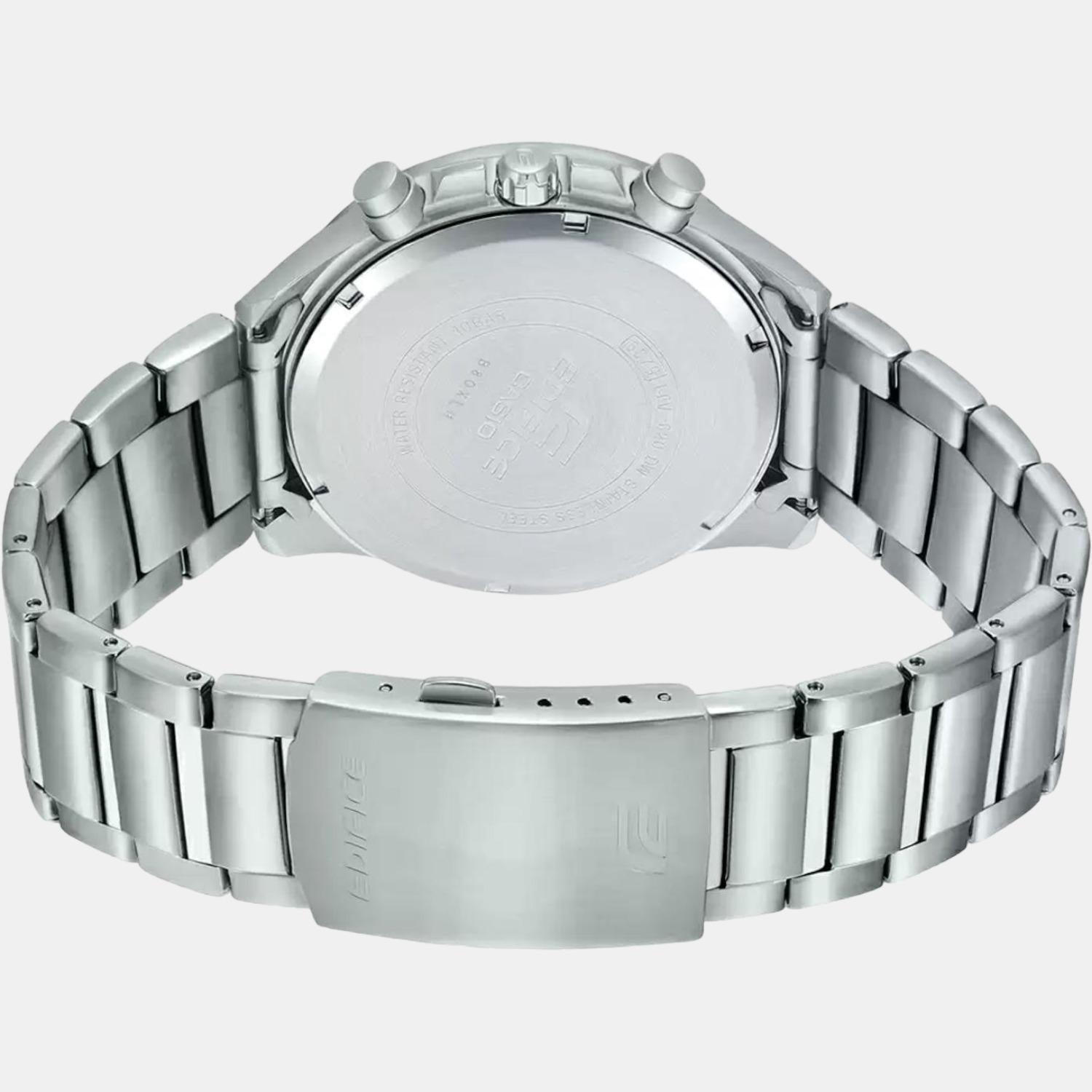 Edifice Men Quartz Blue Dial Chronograph Stainless Steel Watch ED533