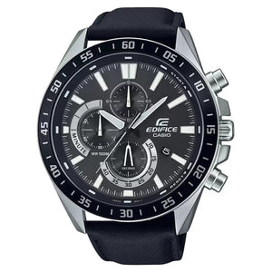 Casio Edifice  Black Dial Men 47.8mm