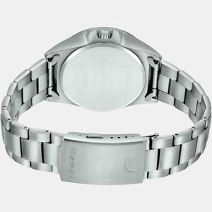 Edifice Men Quartz Black Dial Analog Stainless Steel Watch ED535