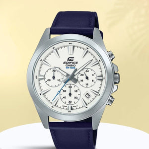 Casio Edifice Standard Chronograph White Dial Men 43.9mm ED543 EFV-630L-7AV