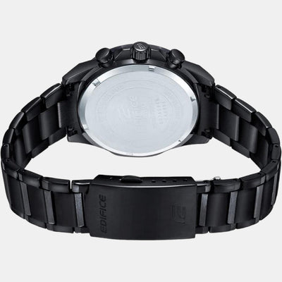Edifice Men Quartz Black Dial Chronograph Stainless Steel Watch ED548