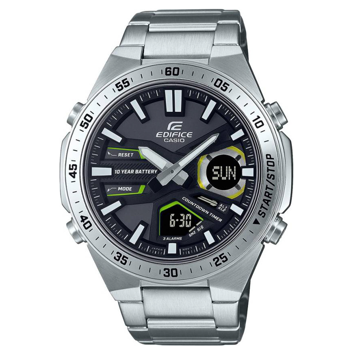 Casio Edifice  Black Dial Men 46.9mm