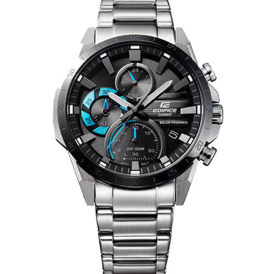 Casio Edifice Solar Powered Chronograph Black Dial Men 45.5mm ED567 EQS-940DB-1BV