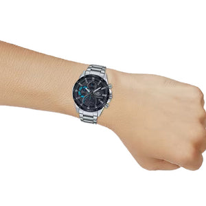 Casio Edifice Solar Powered Chronograph Black Dial Men 45.5mm ED567 EQS-940DB-1BV