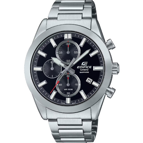 Casio Edifice Standard Chronograph Black Dial Men 41mm ED580 EFB-710D-1AV