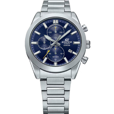 Casio Edifice Standard Chronograph Blue Dial Men 41mm ED581 EFB-710D-2AV