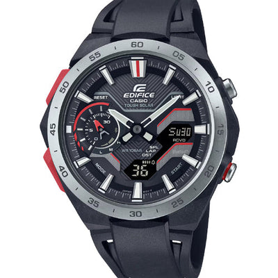 Casio Edifice Windflow Black Dial Men 48.2mm ED591 ECB-2200P-1A