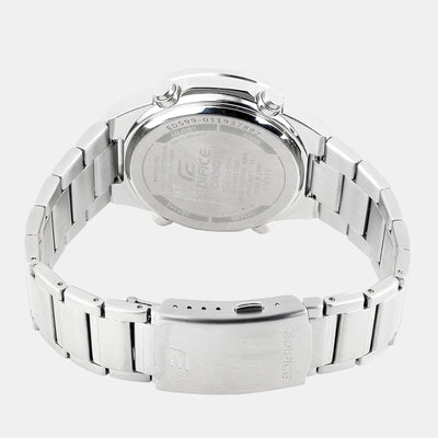 Edifice Men Quartz Blue Dial Analog-Digital Stainless Steel Watch ED599