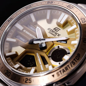 Casio Edifice  Brown Dial Men 46.9mm ED600 EFV-C110D-5A