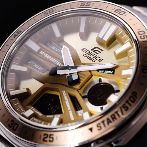 Casio Edifice  Brown Dial Men 46.9mm ED600 EFV-C110D-5A