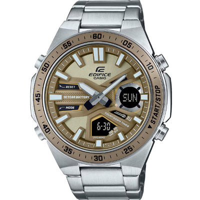 Casio Edifice  Brown Dial Men 46.9mm ED600 EFV-C110D-5A