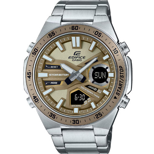 Casio Edifice  Brown Dial Men 46.9mm ED600 EFV-C110D-5A