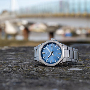 Casio Edifice 3-Hand Analog Blue Dial Men 39.9mm ED602 EFR-S108D-2AV