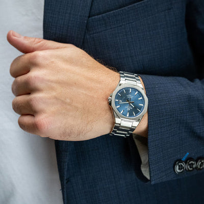 Casio Edifice 3-Hand Analog Blue Dial Men 39.9mm ED602 EFR-S108D-2AV