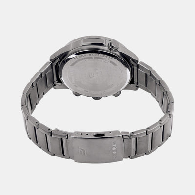 Edifice Men Quartz Grey Dial Analog-Digital Resin Watch ED605