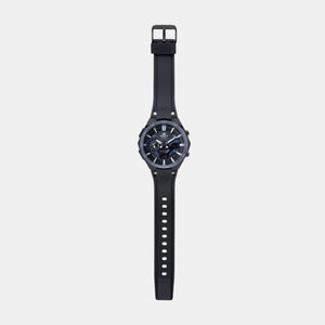 Edifice Men Solar Black Dial Analog-Digital Resin Watch ED611