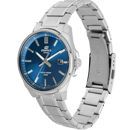 Casio Edifice 3-Hand Analog Blue Dial Men 42.6mm ED619 EFV-150D-2AV