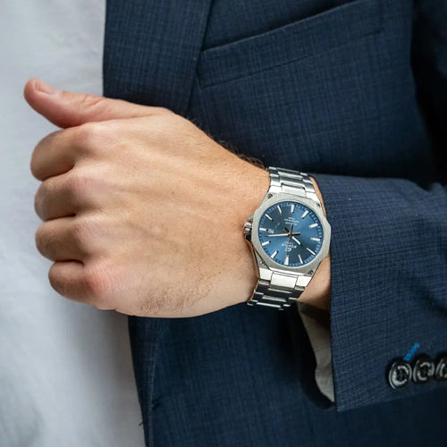 Casio Edifice 3-Hand Analog Blue Dial Men 42.6mm ED619 EFV-150D-2AV