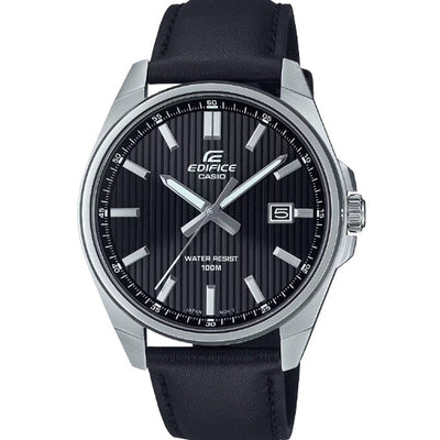 Casio Edifice 3-Hand Analog Black Dial Men 42.6mm ED621 EFV-150L-1AV