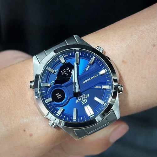 Casio Edifice  Blue Dial Men 45.5mm ED625 EFV-C120D-2A