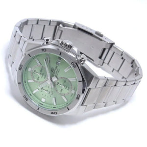 Casio Edifice Standard Chronograph Green Dial Men 44.3mm ED637 EFV-640D-3AV