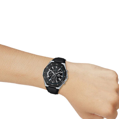 Casio Edifice Standard Chronograph Black Dial Men 45.8mm ED645 EFB-680BL-1AV