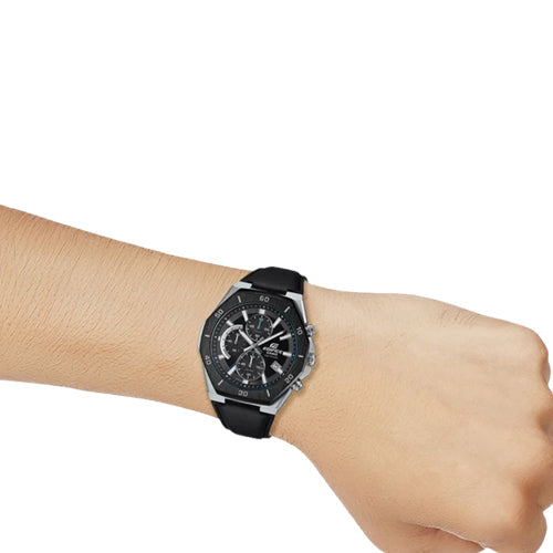 Casio Edifice Standard Chronograph Black Dial Men 45.8mm ED645 EFB-680BL-1AV