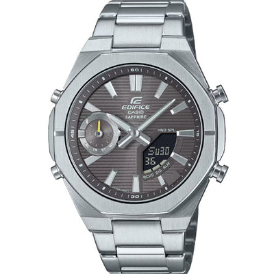 Casio Edifice Smartphone Link Model Grey Dial Men 43mm ED650 ECB-S10D-8A
