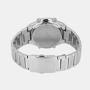 Edifice Men Quartz Grey Dial Analog-Digital Stainless Steel Watch ED650