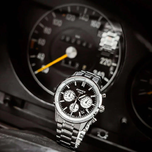 Casio Edifice Standard Chronograph Black Dial Men 40.5mm ED655 EFR-575D-1A