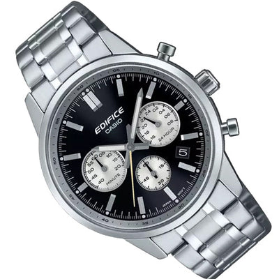 Casio Edifice Standard Chronograph Black Dial Men 40.5mm ED655 EFR-575D-1A