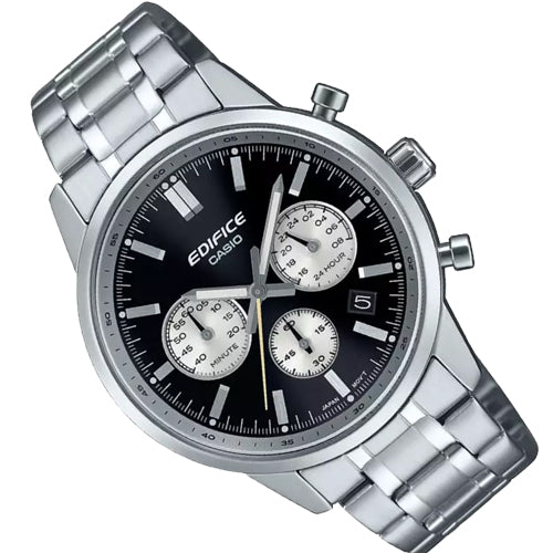 Casio Edifice Standard Chronograph Black Dial Men 40.5mm ED655 EFR-575D-1A
