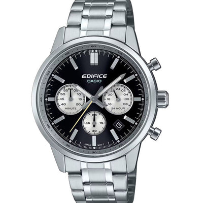 Casio Edifice Standard Chronograph Black Dial Men 40.5mm ED655 EFR-575D-1A