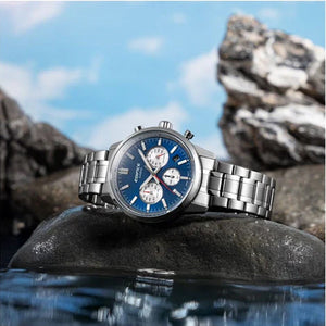Casio Edifice Standard Chronograph Blue Dial Men 40.5mm ED656 EFR-575D-2A