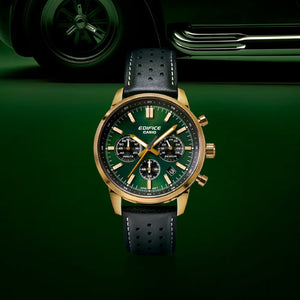Casio Edifice Standard Chronograph Green Dial Men 40.5mm ED658 EFR-575CL-3A